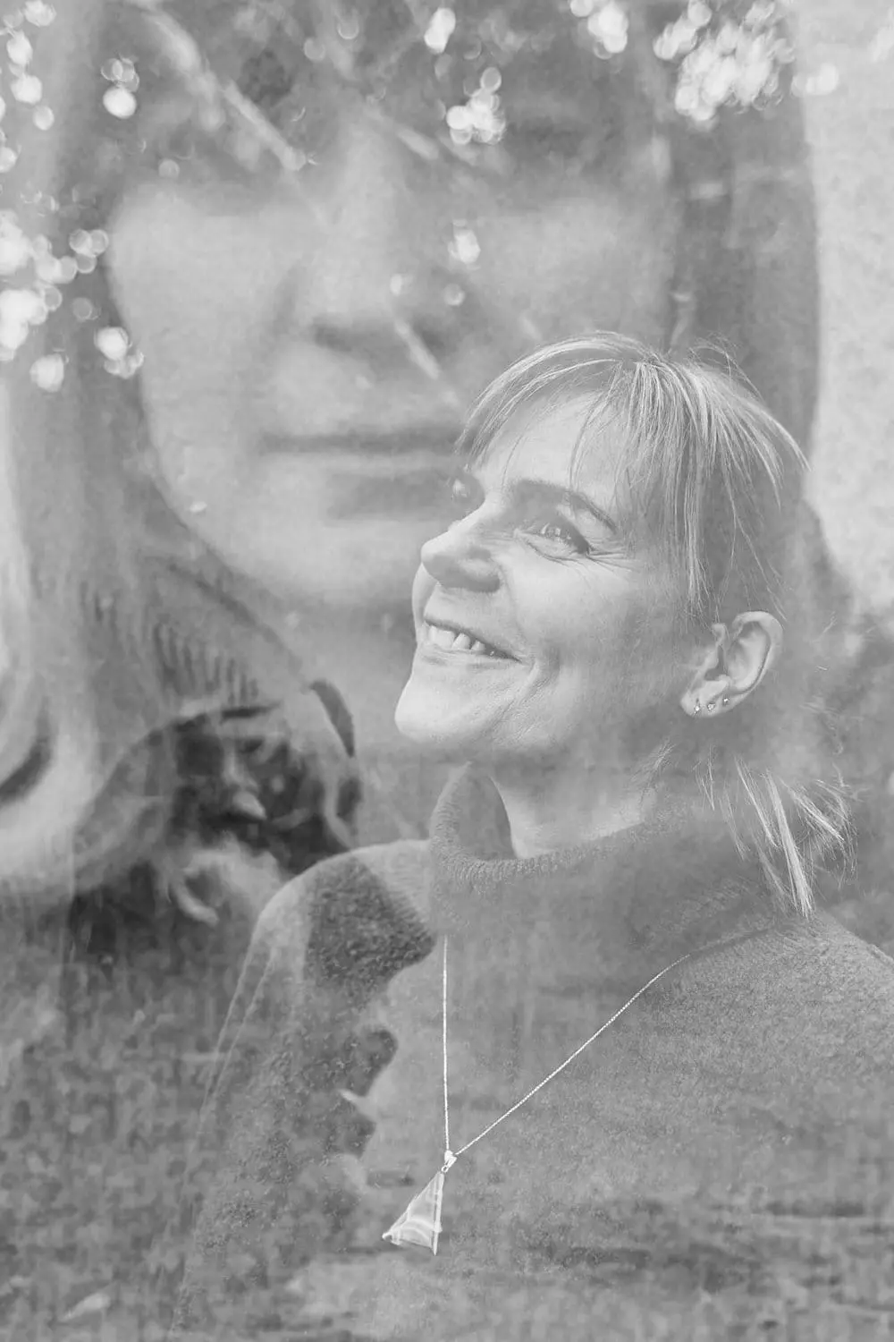 Creative double exposure portrait — artistic personal brand photography South-East London