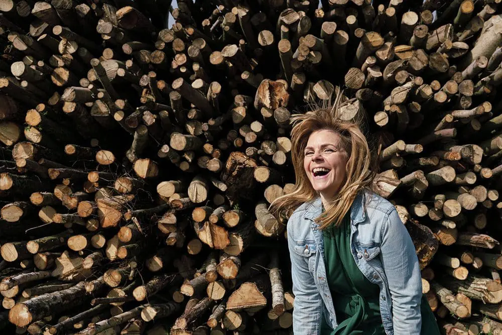 Therapist laughing openly — natural personal brand photography South-East London