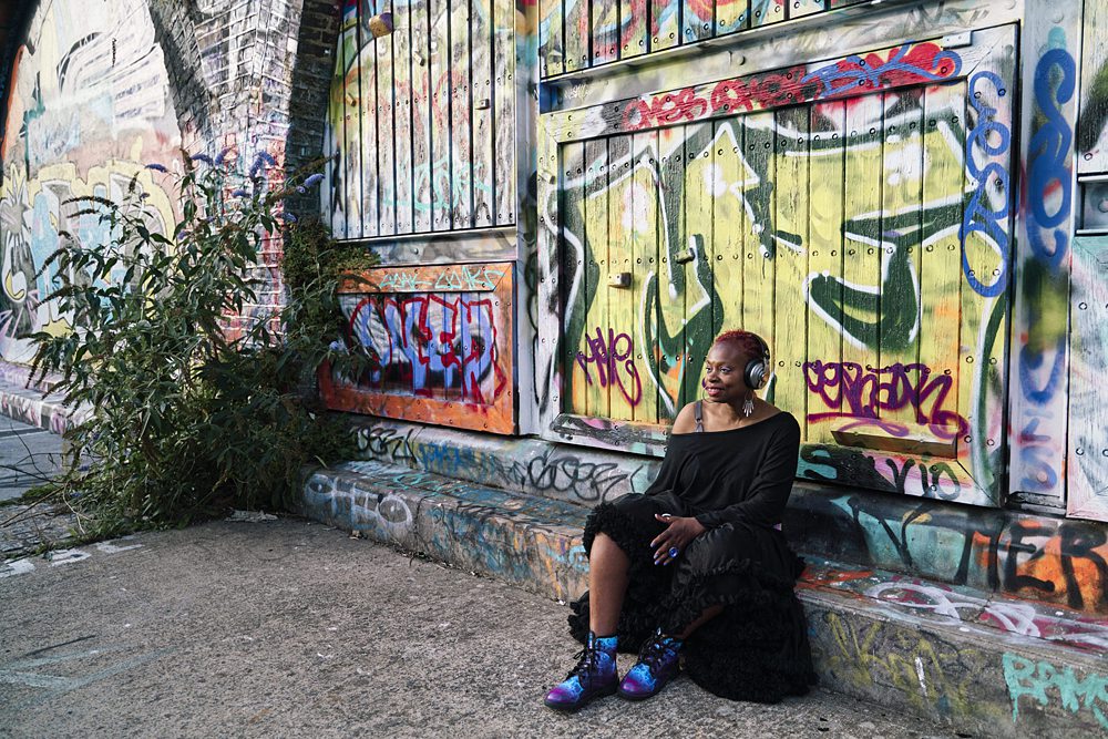 Authentic personal branding photo of a woman entrepreneur looking confident and at ease during a London photo session