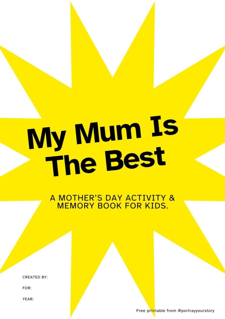 Mother's Day Activity pack free to download. 